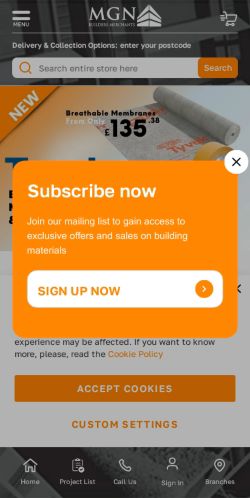 Mobile page screenshot