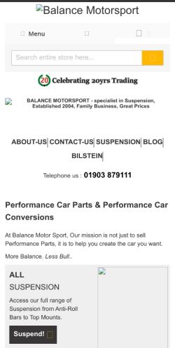 Mobile page screenshot