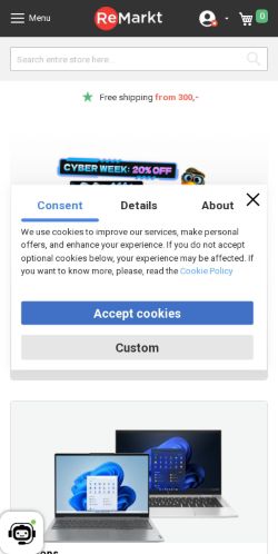 Mobile page screenshot