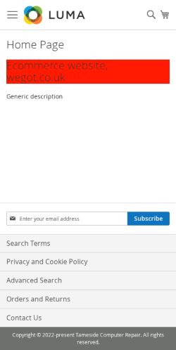 Mobile page screenshot