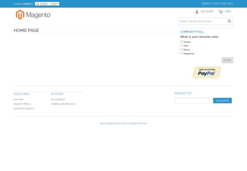 Desktop page screenshot