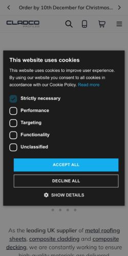 Mobile page screenshot