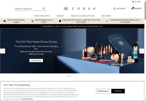 Desktop page screenshot