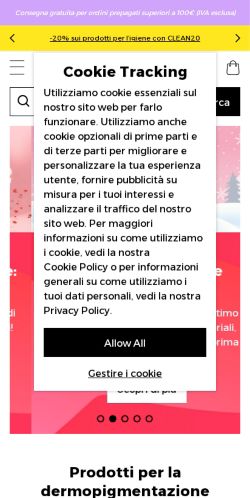 Mobile page screenshot