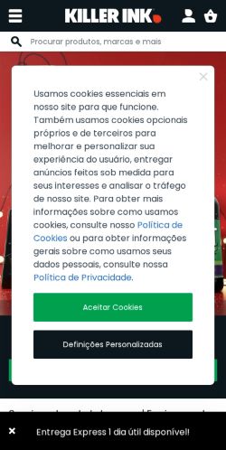 Mobile page screenshot