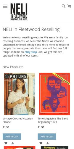 Mobile page screenshot