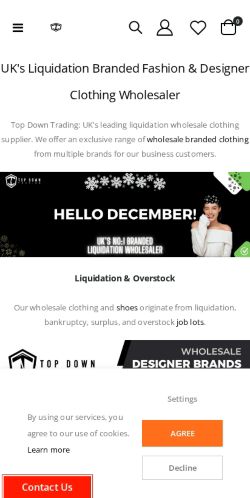 Mobile page screenshot