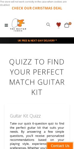 Mobile page screenshot