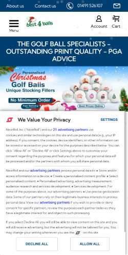 Mobile page screenshot