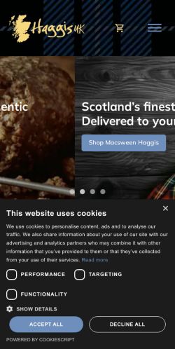 Mobile page screenshot