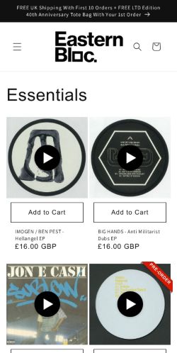 Mobile page screenshot