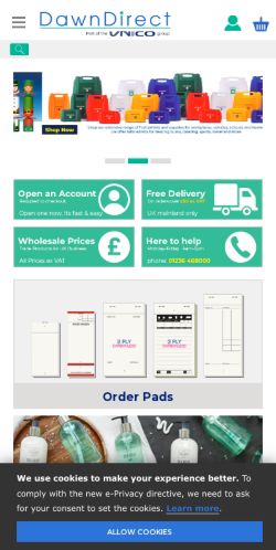 Mobile page screenshot