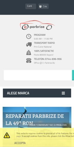 Mobile page screenshot