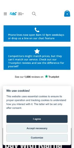 Mobile page screenshot