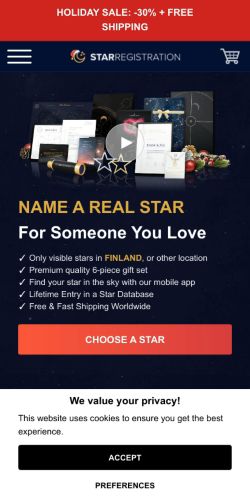 Mobile page screenshot