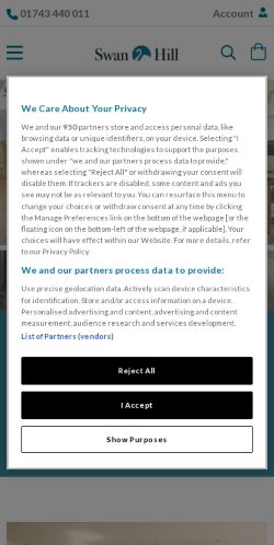 Mobile page screenshot