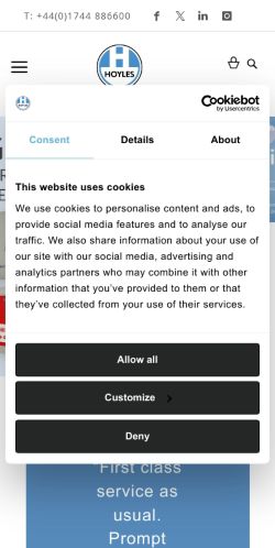 Mobile page screenshot
