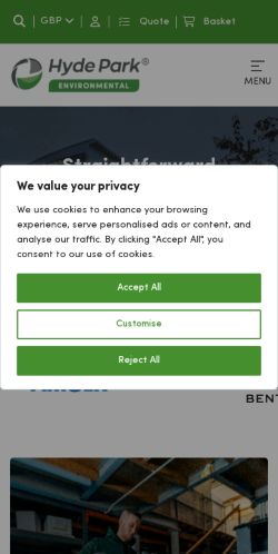 Mobile page screenshot