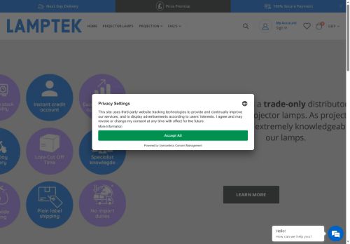 Desktop page screenshot