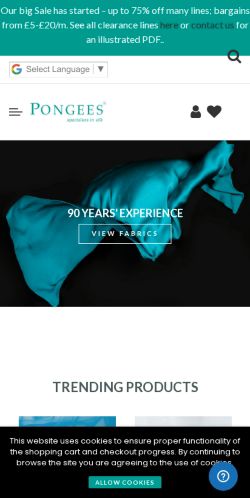 Mobile page screenshot