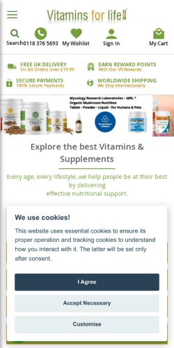 Mobile page screenshot