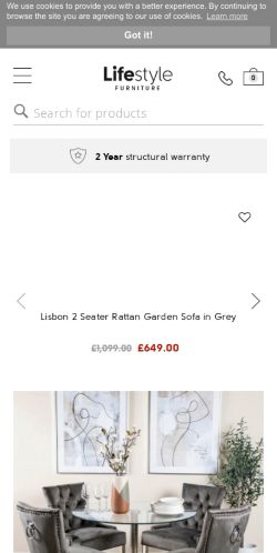 Mobile page screenshot