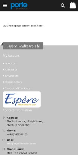 Mobile page screenshot