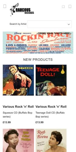 Mobile page screenshot