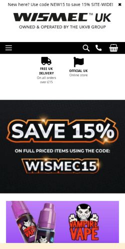 Mobile page screenshot