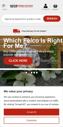 Mobile page screenshot