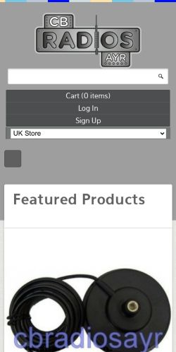 Mobile page screenshot