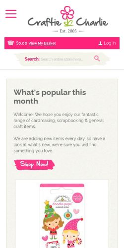 Mobile page screenshot