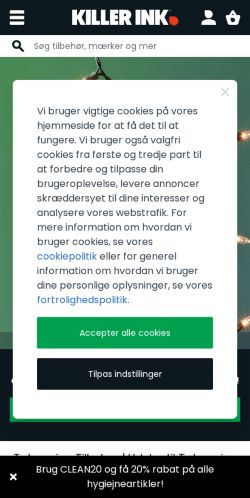 Mobile page screenshot