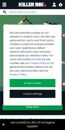 Mobile page screenshot