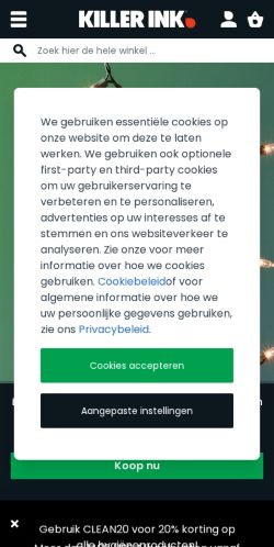 Mobile page screenshot