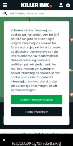 Mobile page screenshot