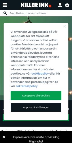 Mobile page screenshot