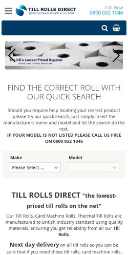 Mobile page screenshot