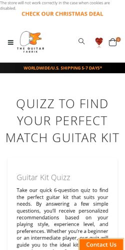 Mobile page screenshot