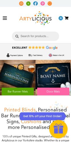 Mobile page screenshot