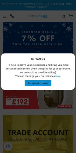 Mobile page screenshot