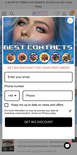 Mobile page screenshot