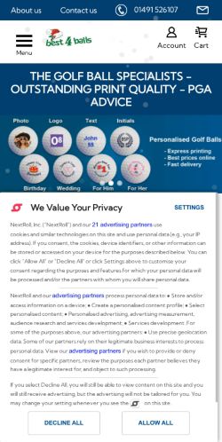 Mobile page screenshot