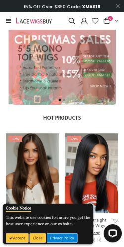 Mobile page screenshot