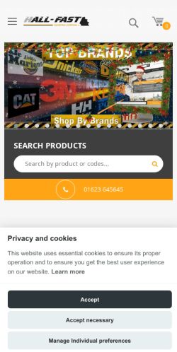 Mobile page screenshot