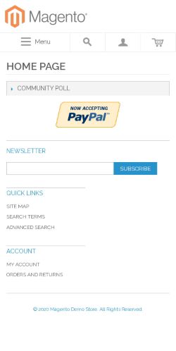 Mobile page screenshot