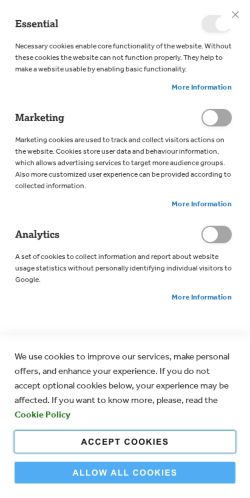 Mobile page screenshot