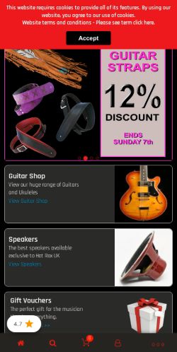 Mobile page screenshot