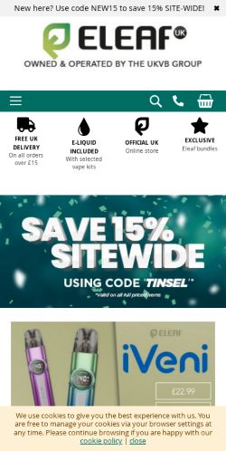 Mobile page screenshot