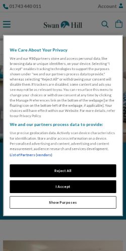 Mobile page screenshot